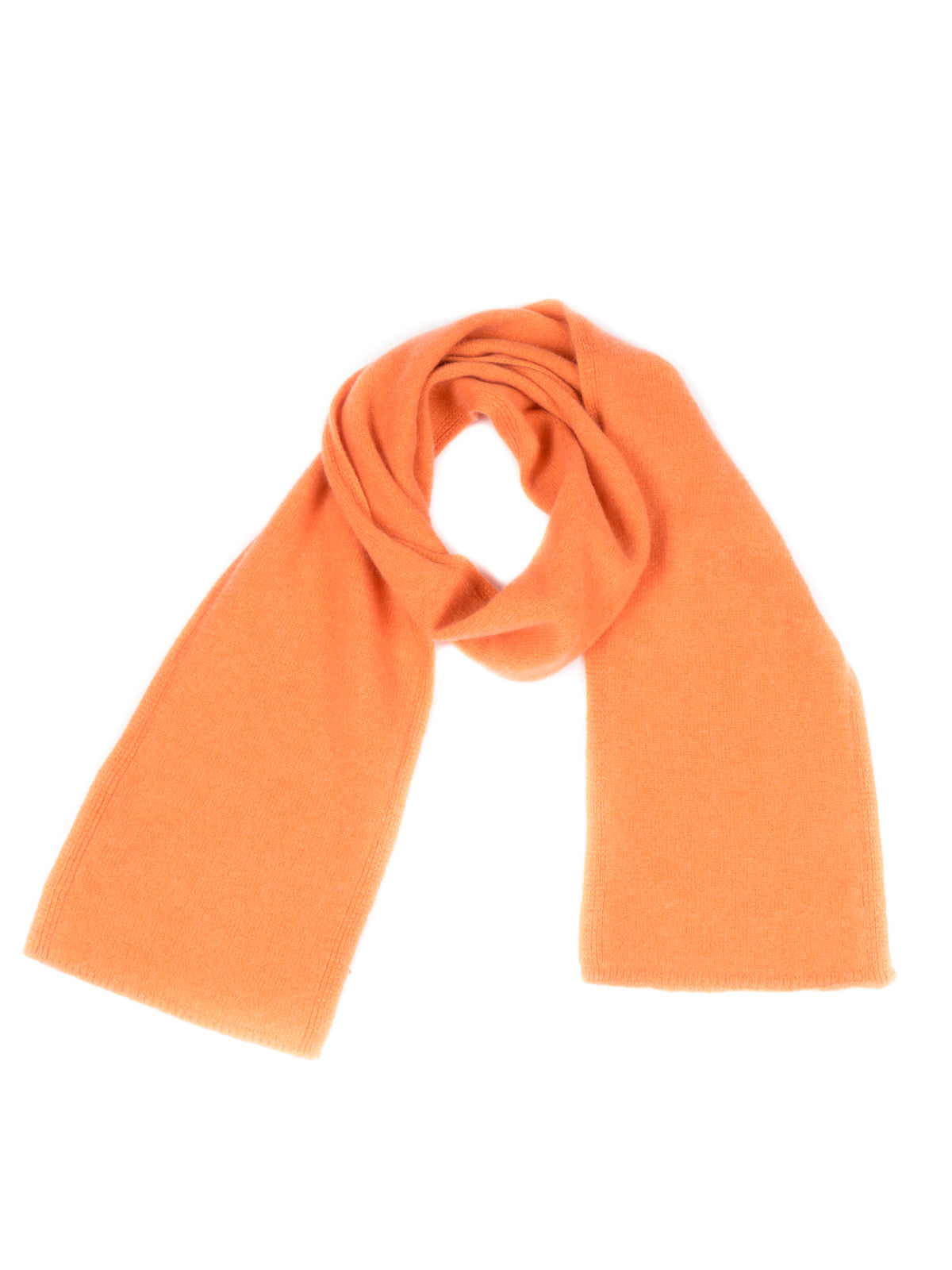 Kids' 100% cashmere scarf, colour Orange | Dalle Piane Cashmere