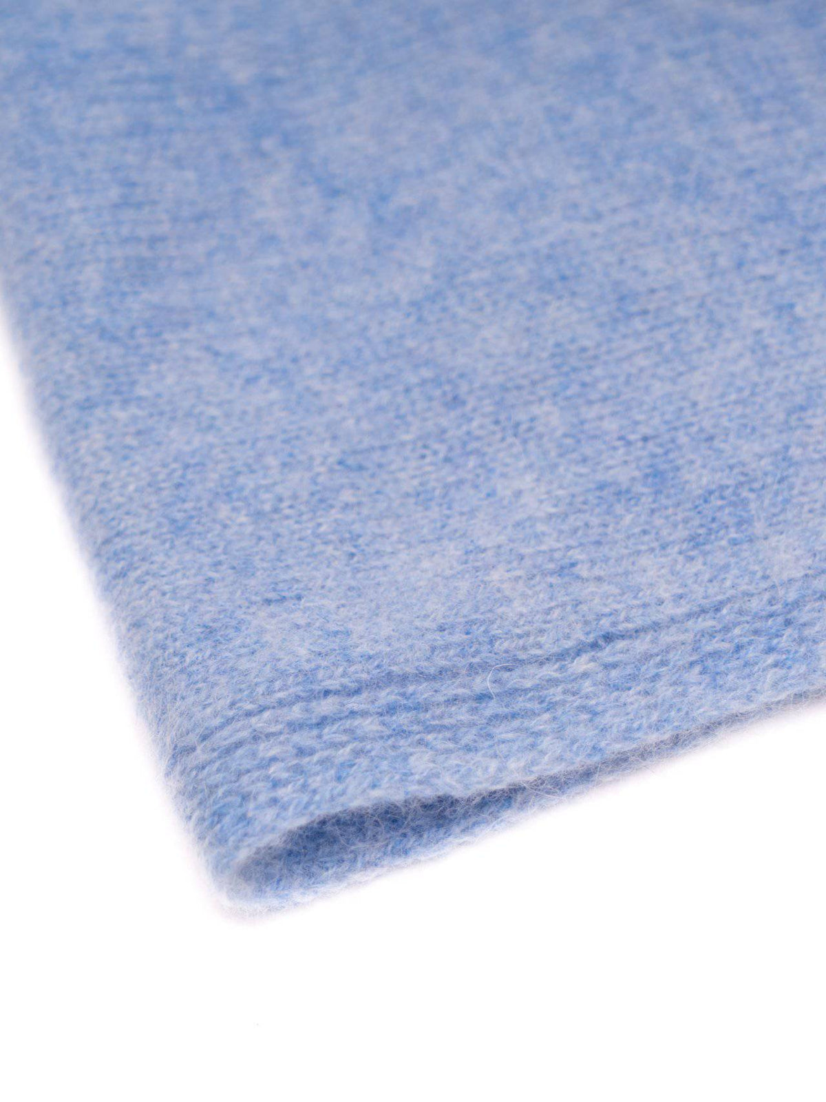 100% cashmere baby blanket, colour Sky, view 2 | Dalle Piane Cashmere