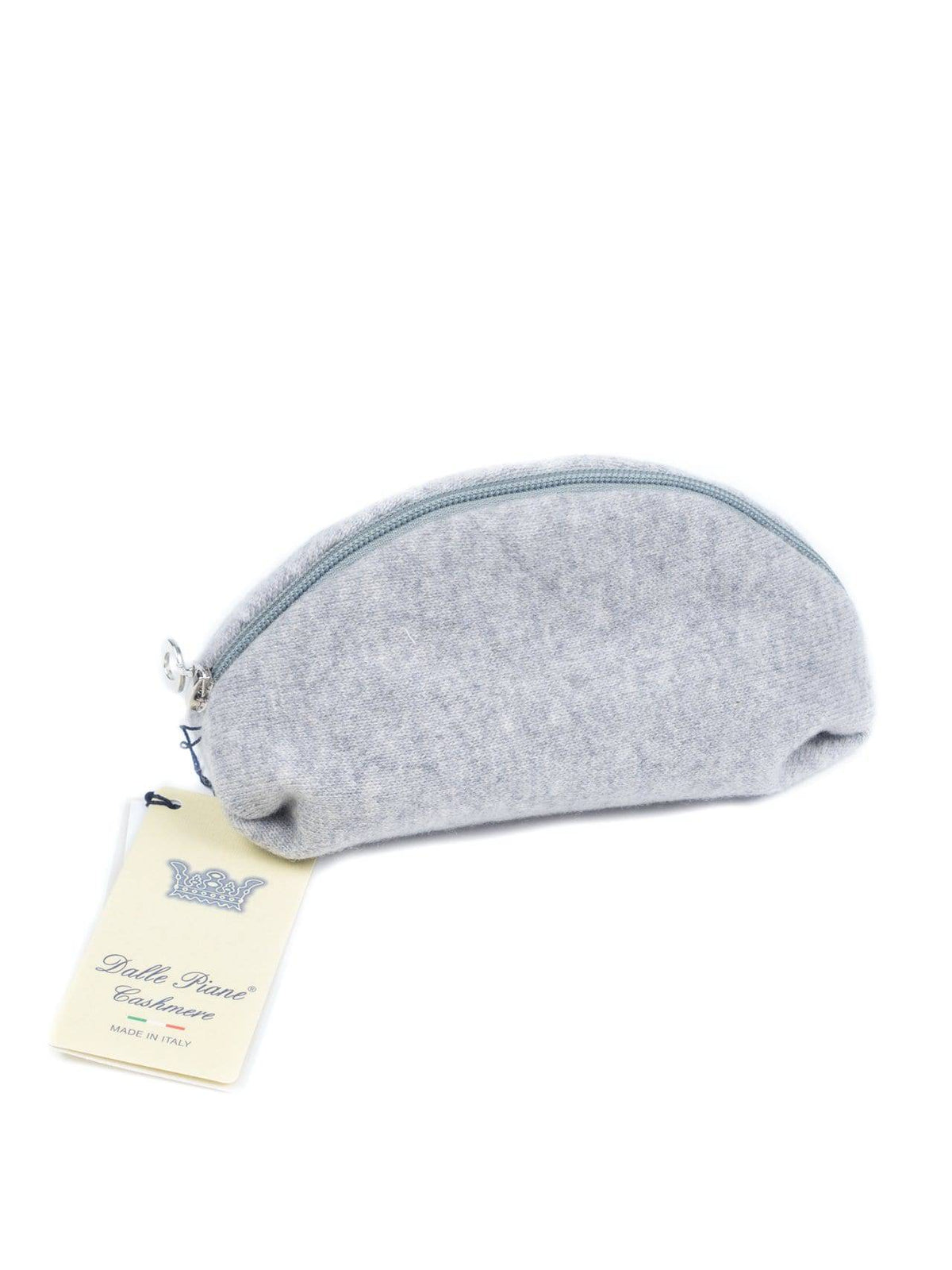 100% cashmere clutch, colour Grey | Dalle Piane Cashmere