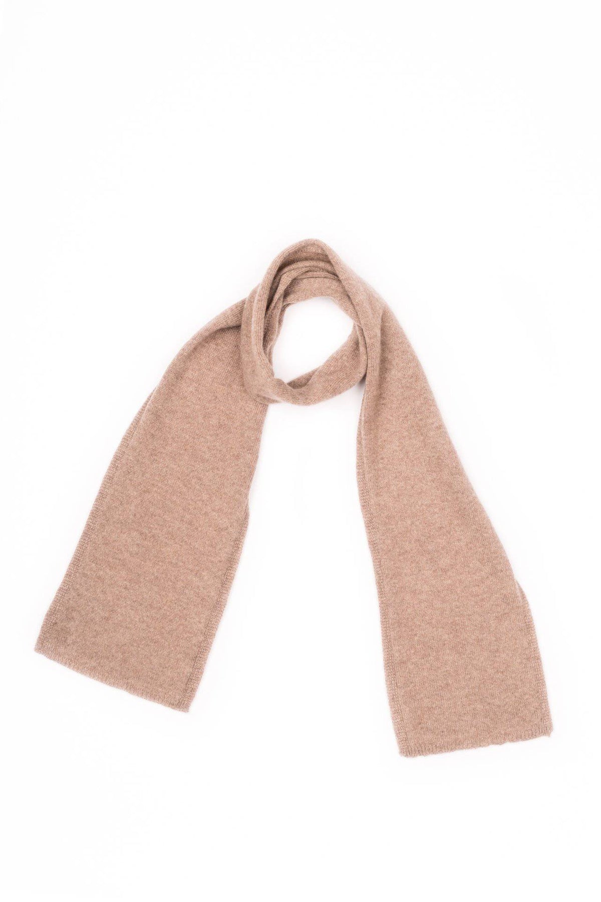 Kids' 100% cashmere scarf, colour Mink | Dalle Piane Cashmere