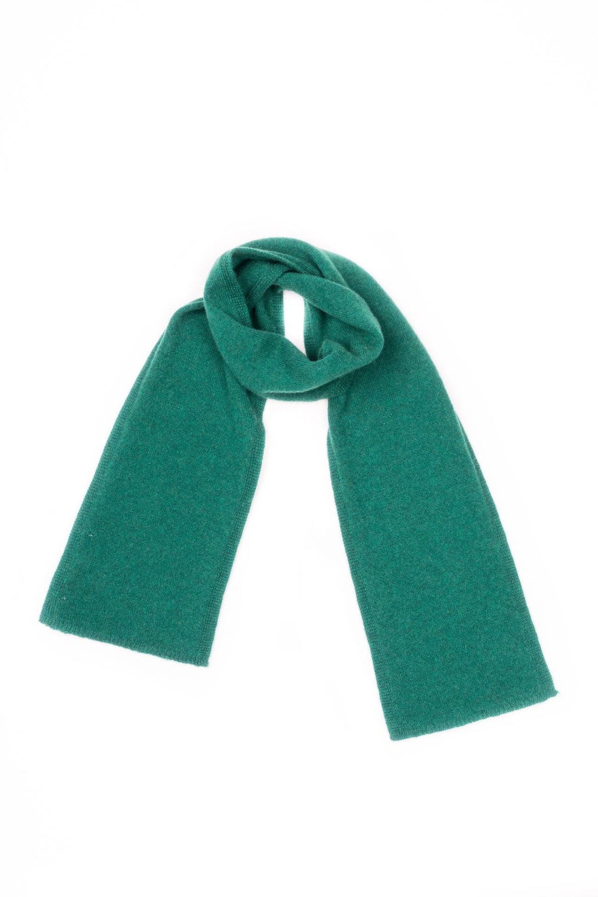 Kids' 100% cashmere scarf, colour Green | Dalle Piane Cashmere